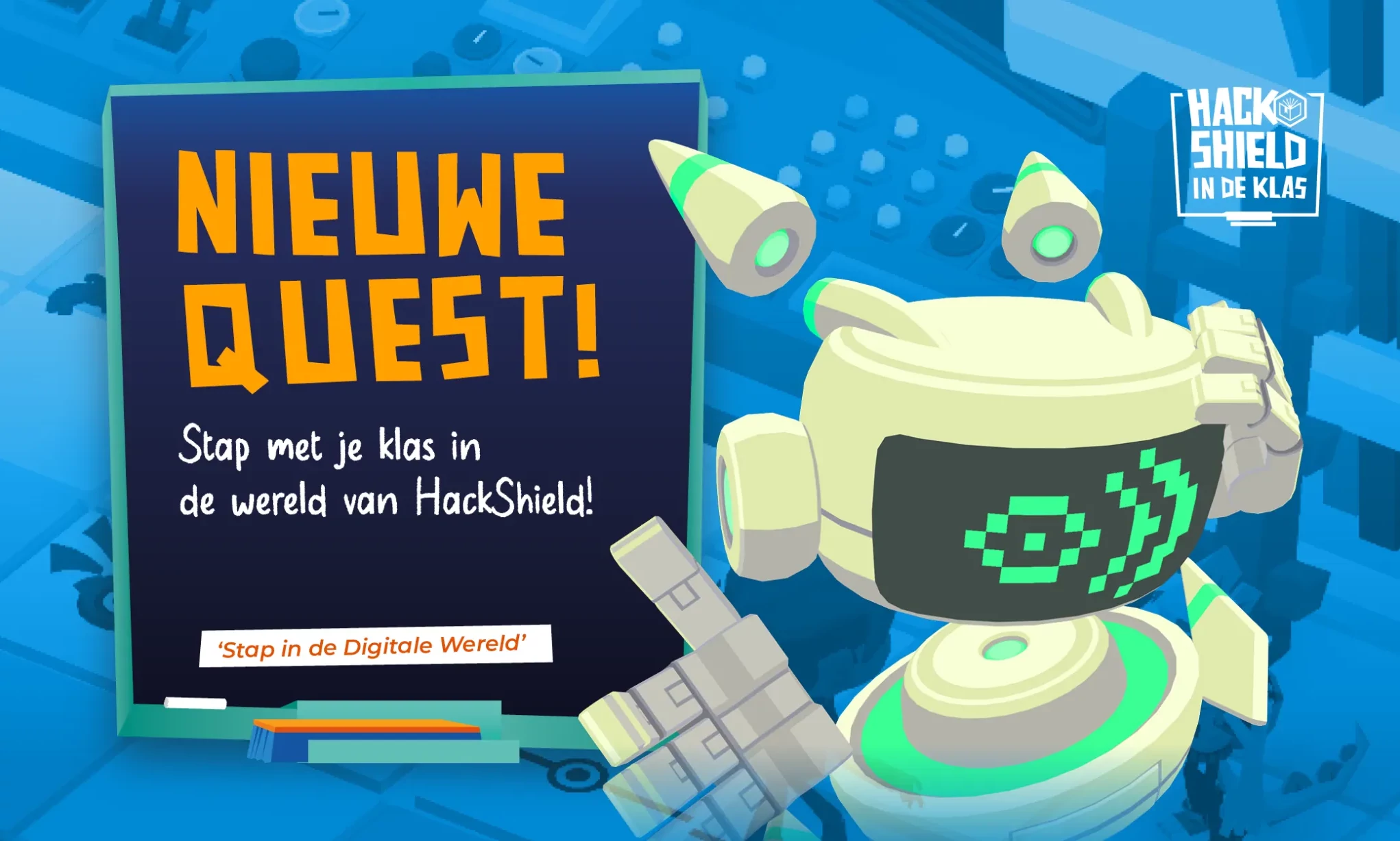 Stap in de wereld van HackShield met de nieuwe klassenquest!