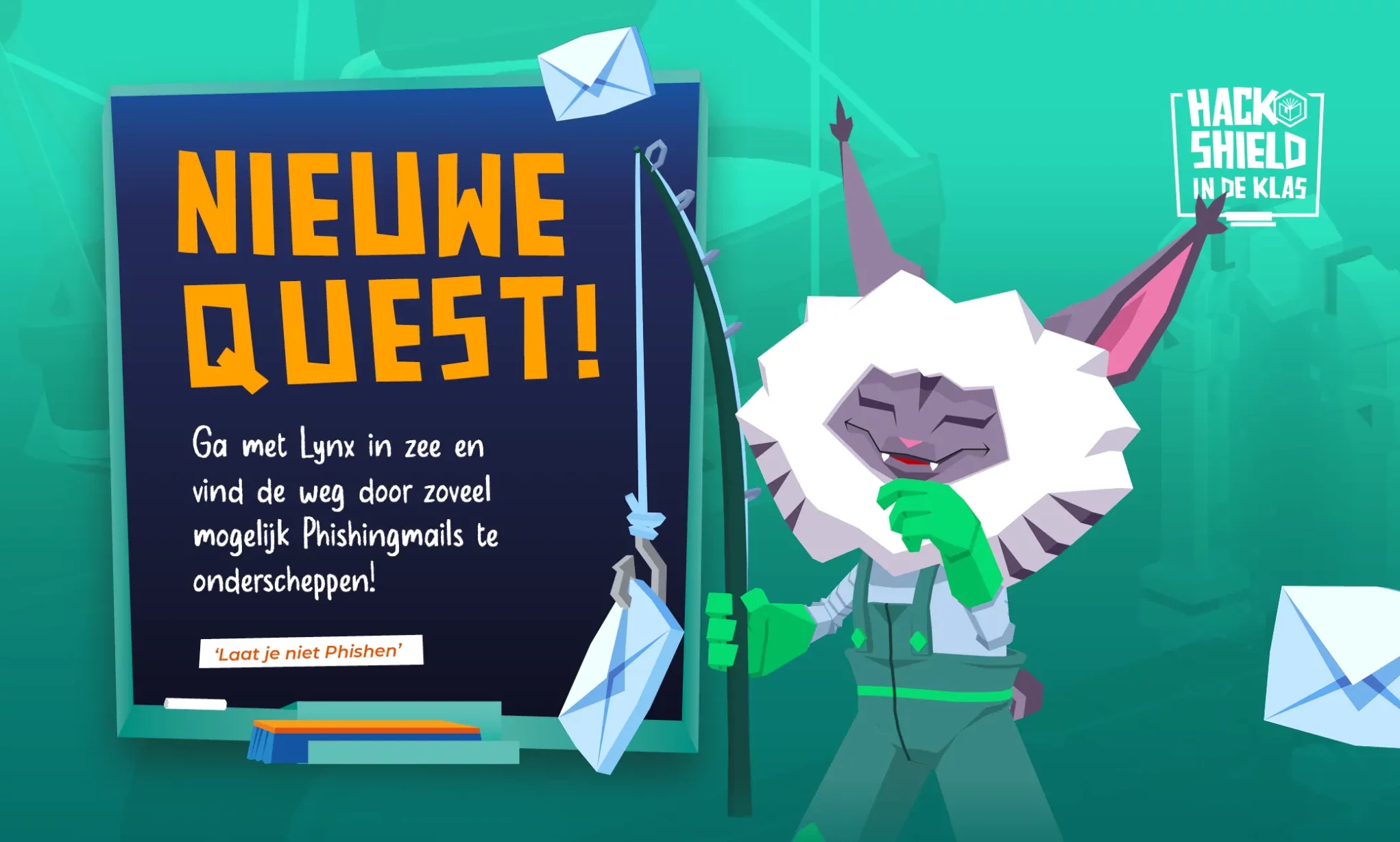 Nieuwe klassenquest: Laat je niet Phishen!