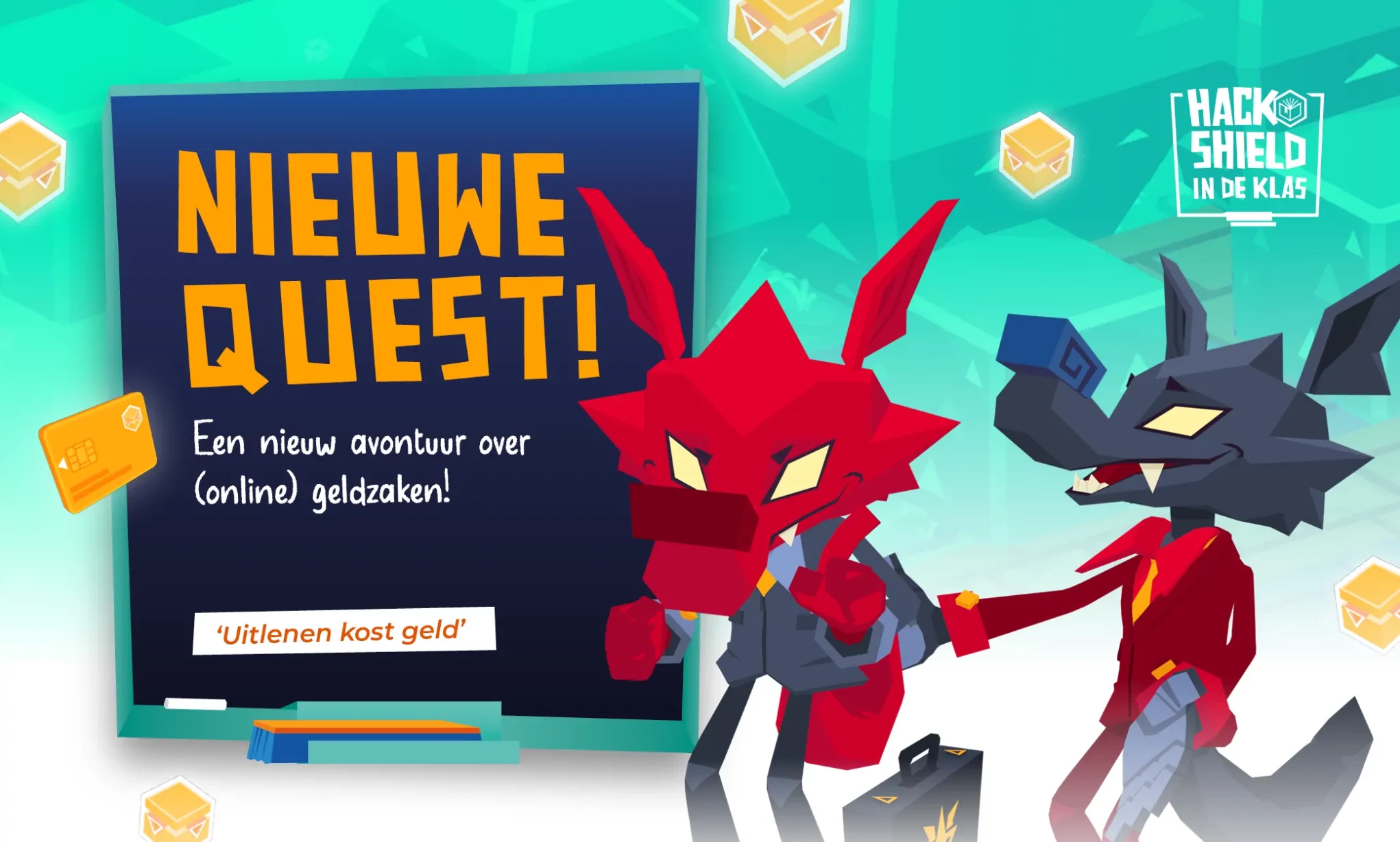 Richy daagt jou en je klas uit om de nieuwe klassenquest te spelen!