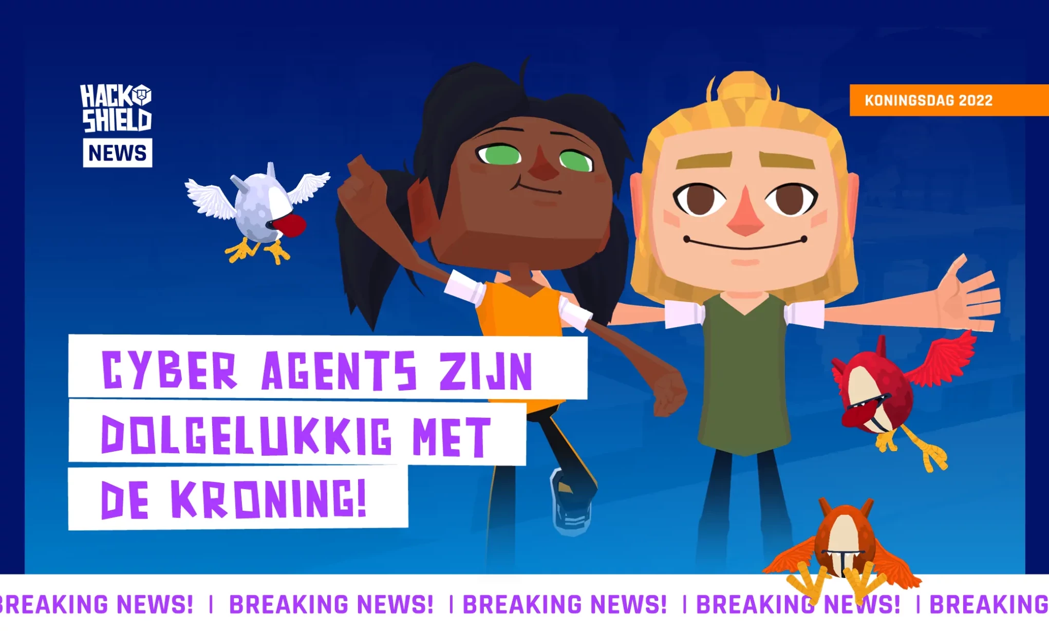 Cyber Agents verwelkomen Koning Ignos