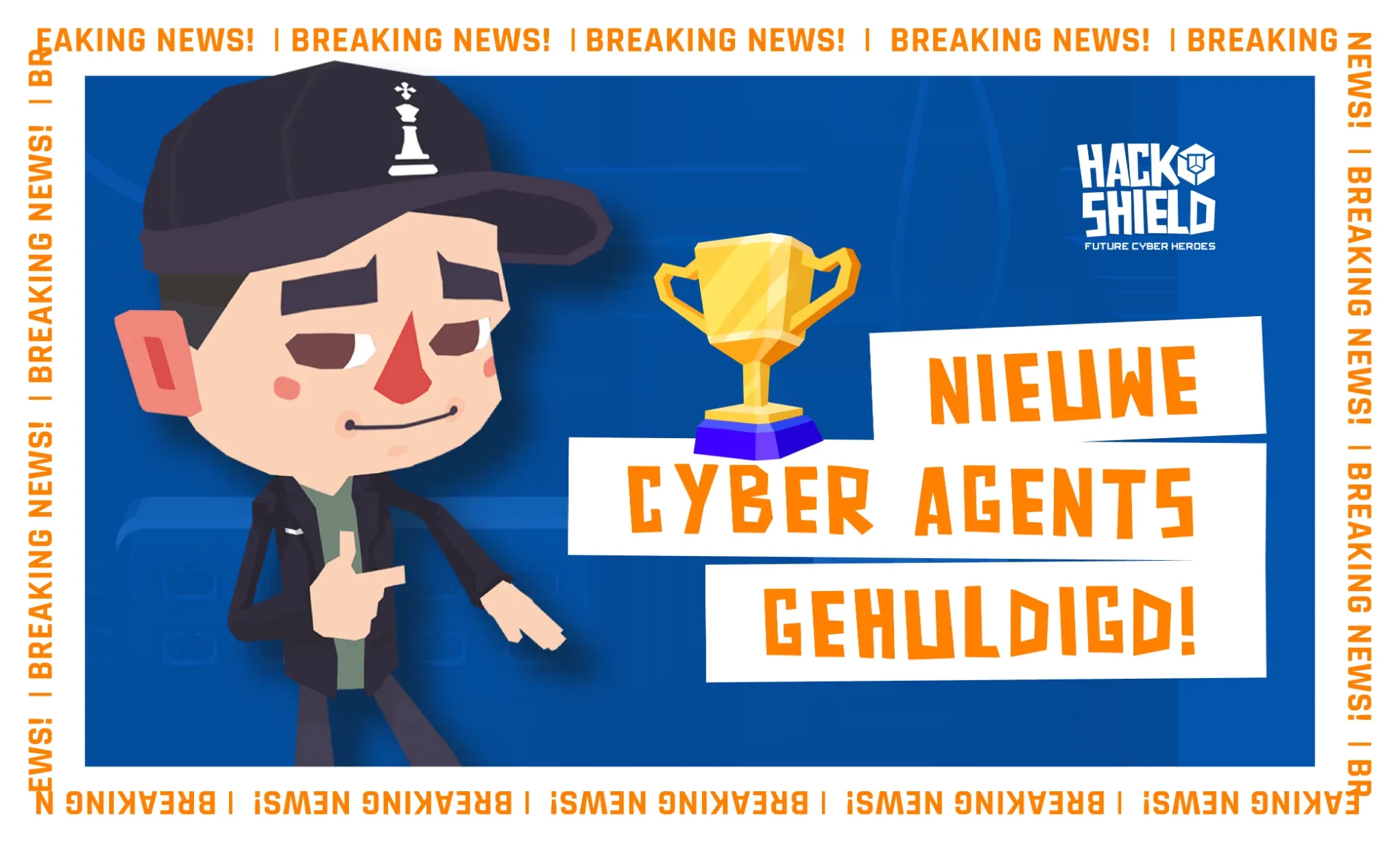 Cyber Agent gehuldigd tijdens Safer Internet Day