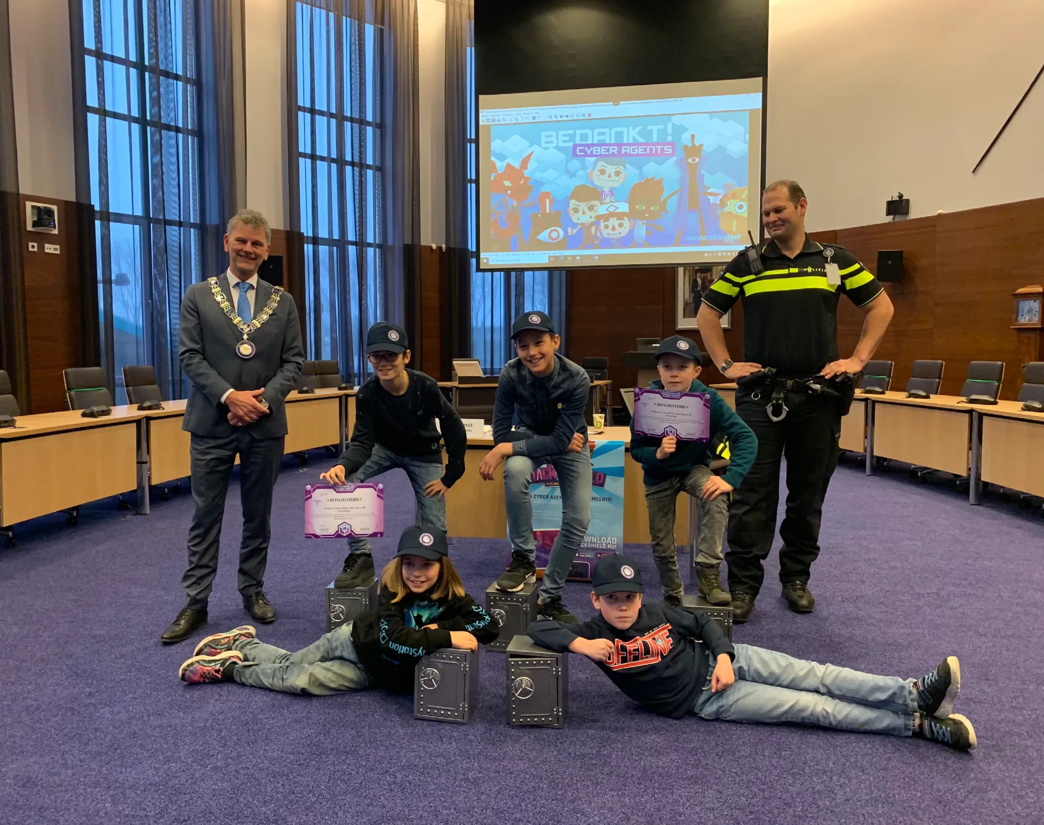 Cyber Agents in het zonnetje