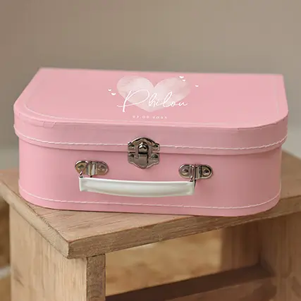 Geboortekoffertje met eigen ontwerp