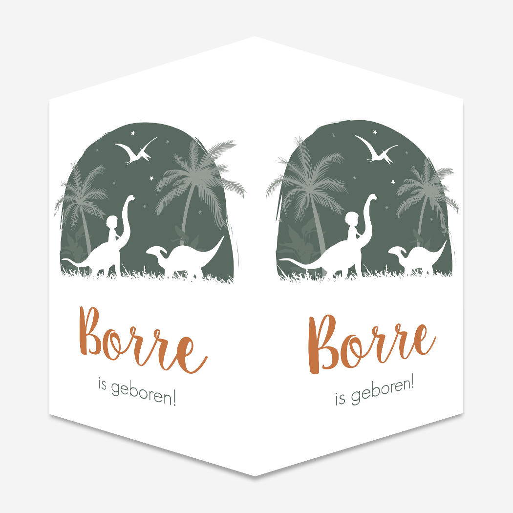 Raambord Dinosaurus Groen Avontuur Jurassic