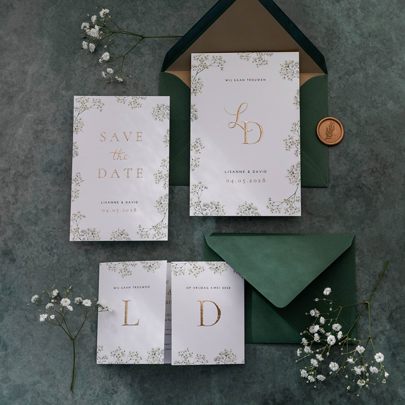 Trouwhuisstijl Bloemen Ivory Blossoms