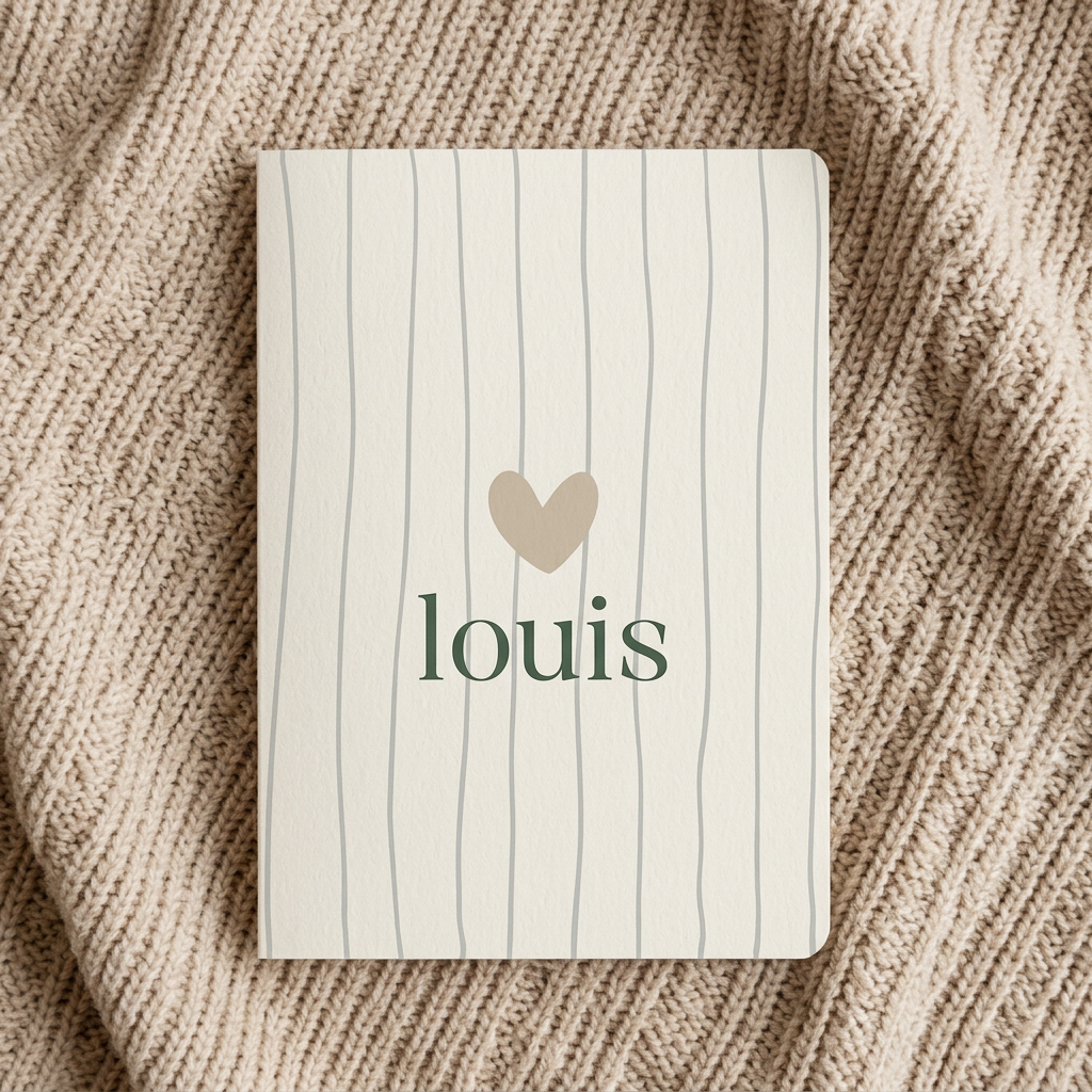 Geboortekaartje jongen streepjes hip