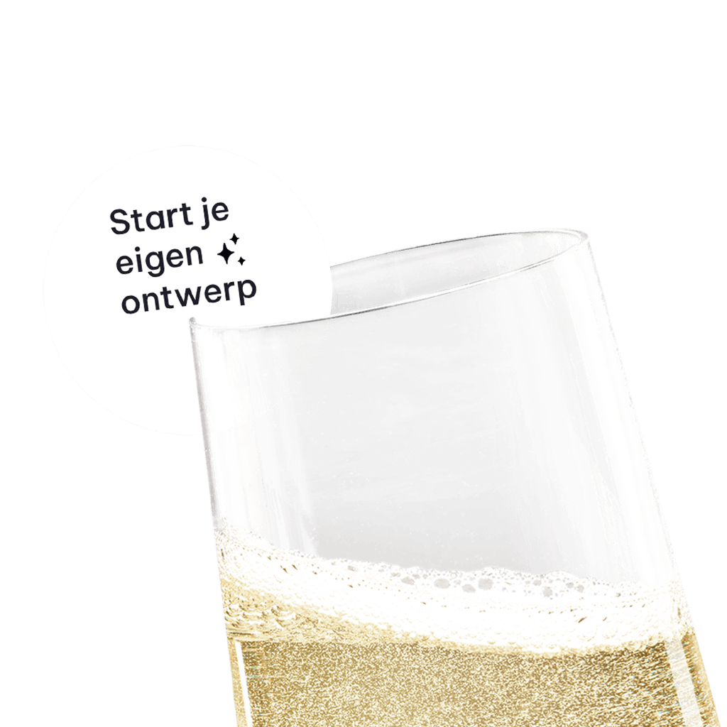 Glaslabel rond zelf maken