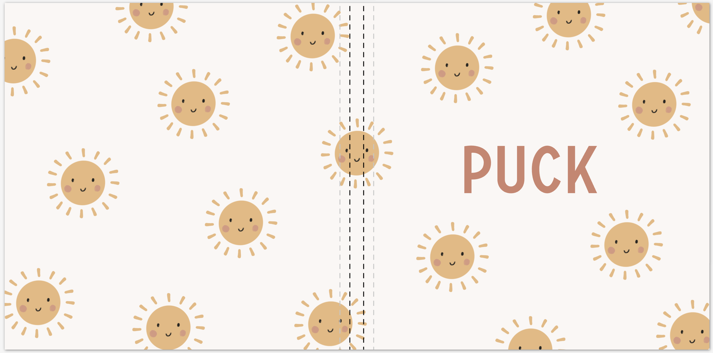 Kraambezoekboek zonnetjesprint Puck
