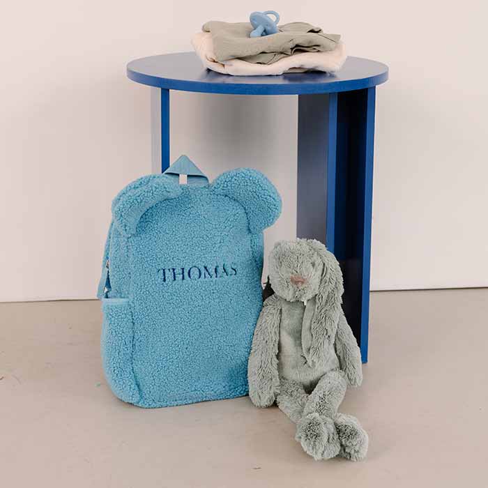 Teddyrucksack mit Ohren und Namen
