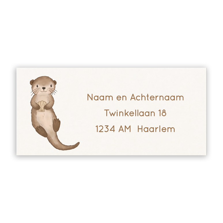 Adressticker otter