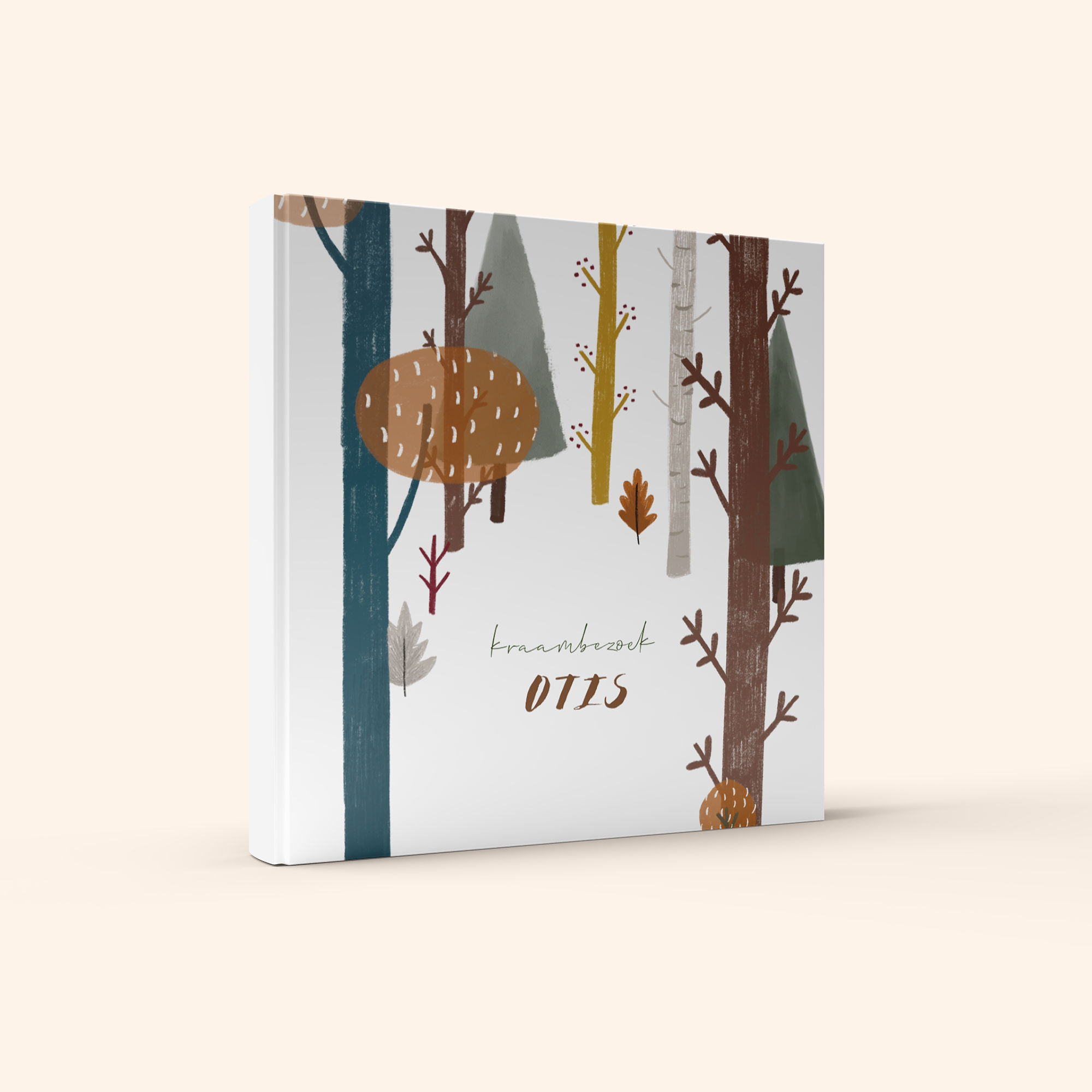 Kraambezoekboek bos bomen