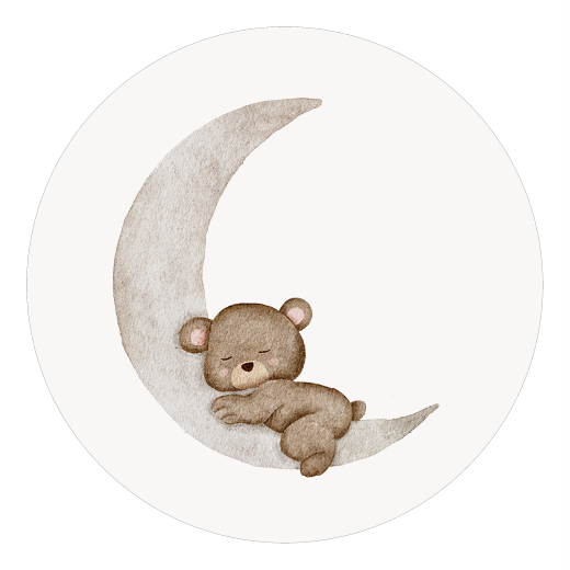 Dummy sticker beer maan