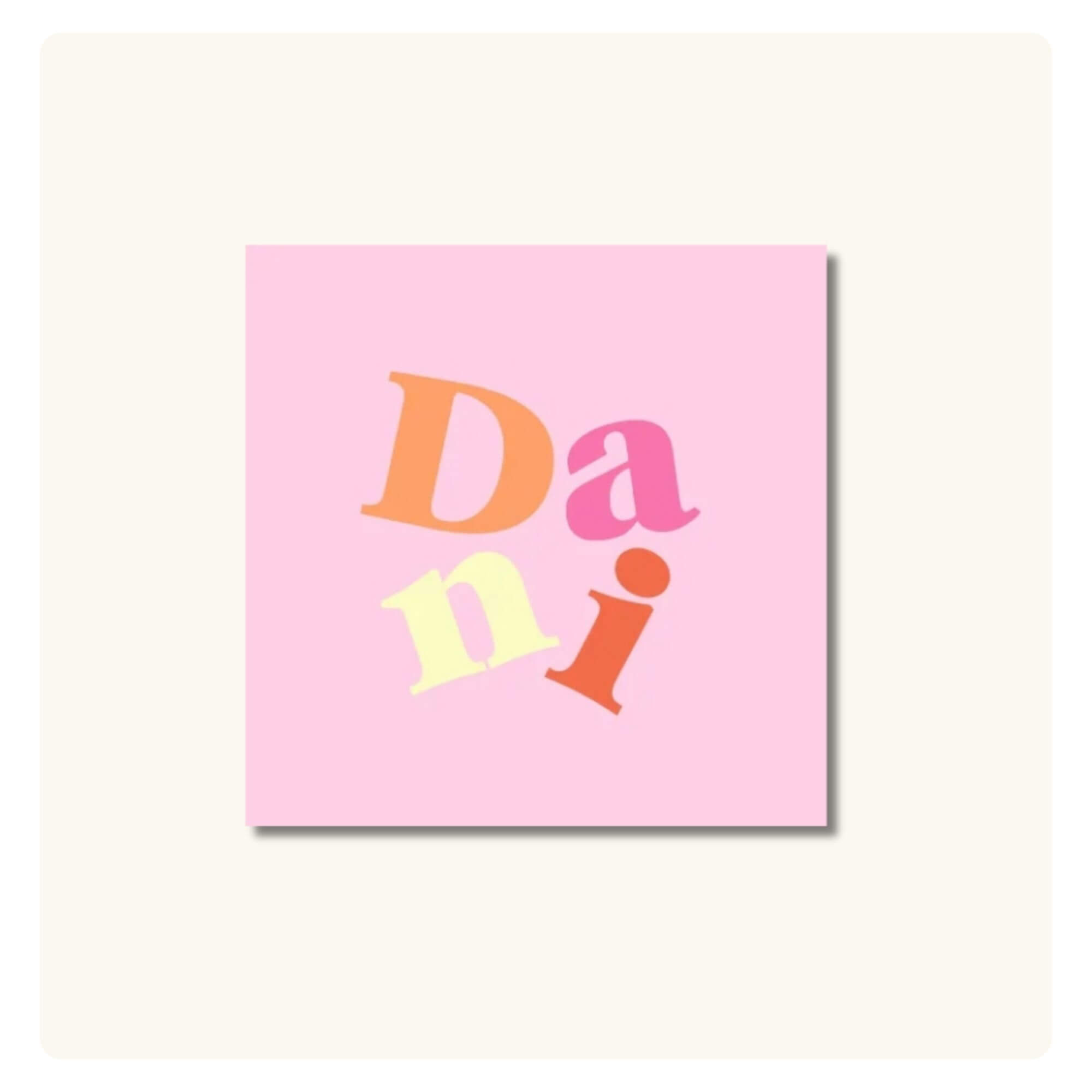Geboortekaart | Letters