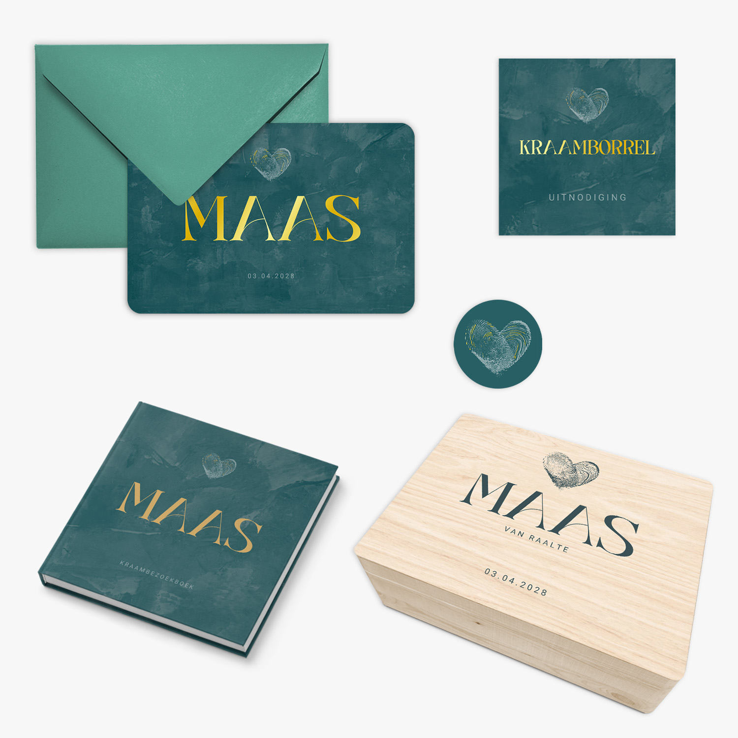 doorlink geboortekaartjes set anne vedder