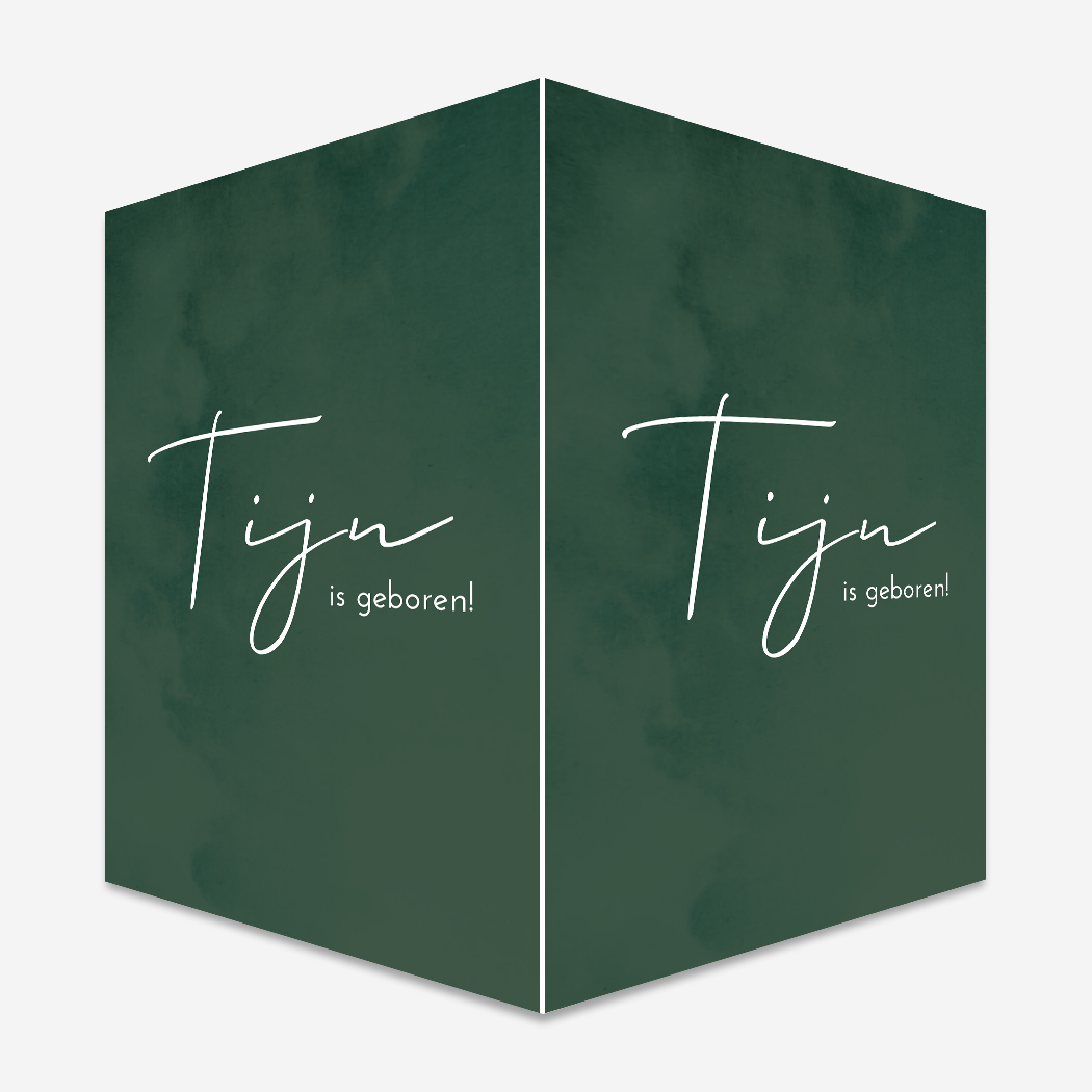 Raambord donkergroen stoer hip