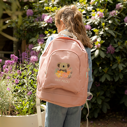 Junior rugzak met naam en koala