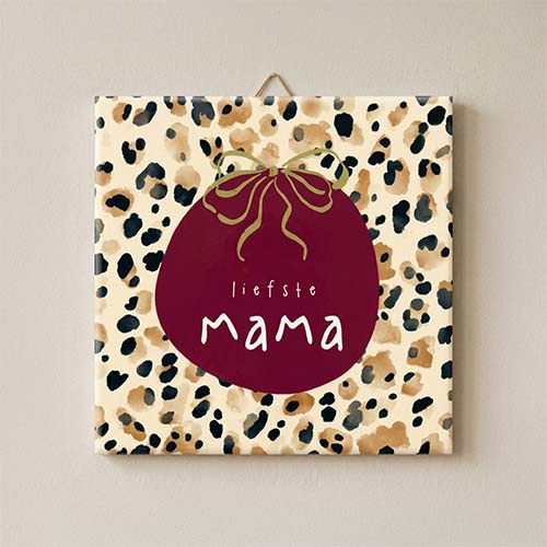 Tegel liefste mama panter strik