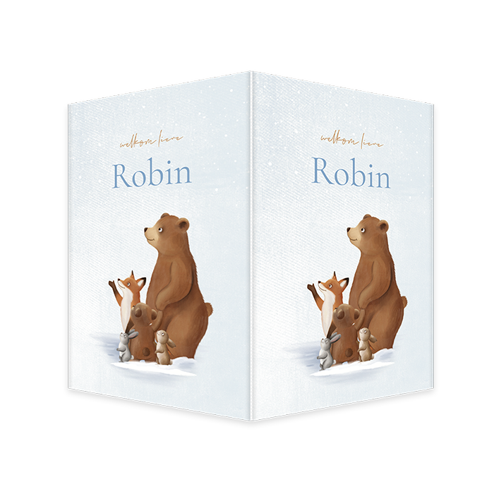 Raambord met winterdieren