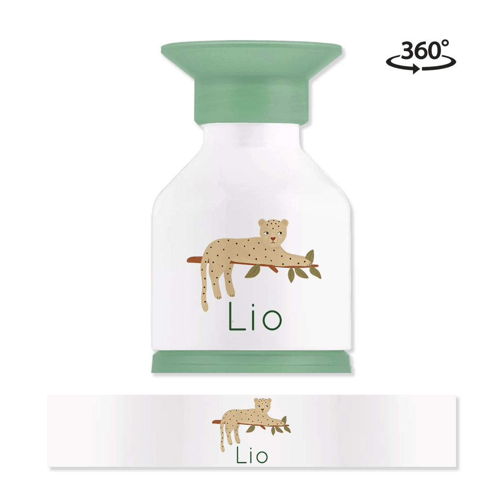 Dopper drinkfles met naam en panter