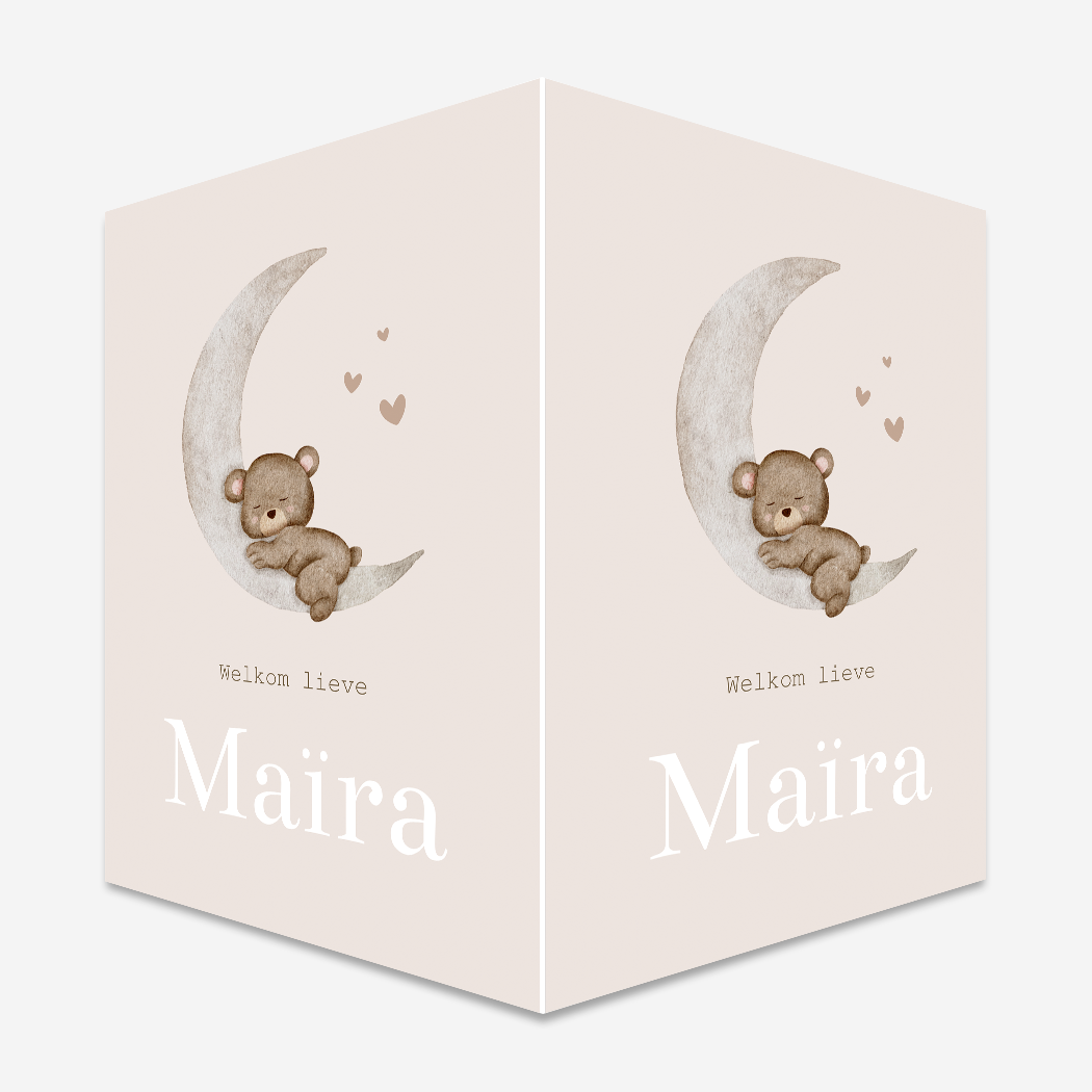 Raambord Maantje Beertje Roze