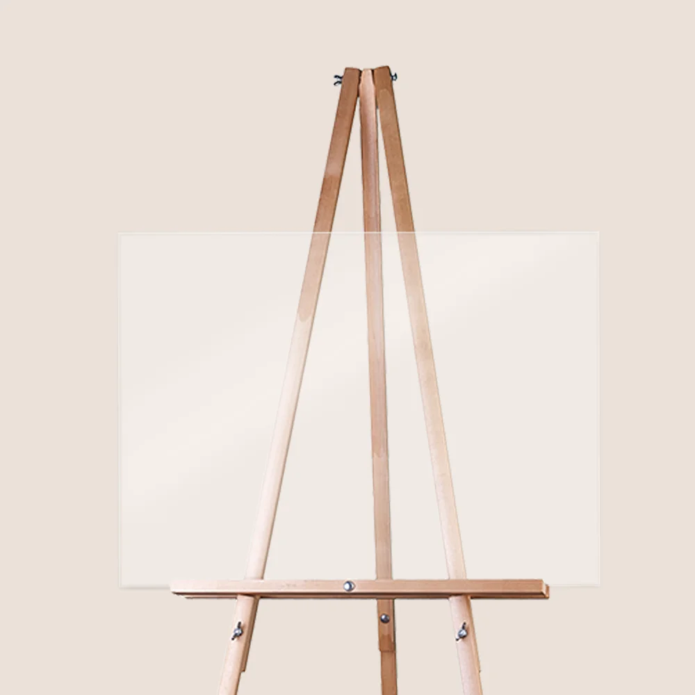 Welkomstbord bruiloft acryl zelf maken liggend