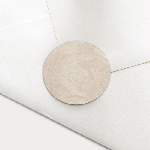 Stijlvolle strakke sluitzegel voor een bruiloft