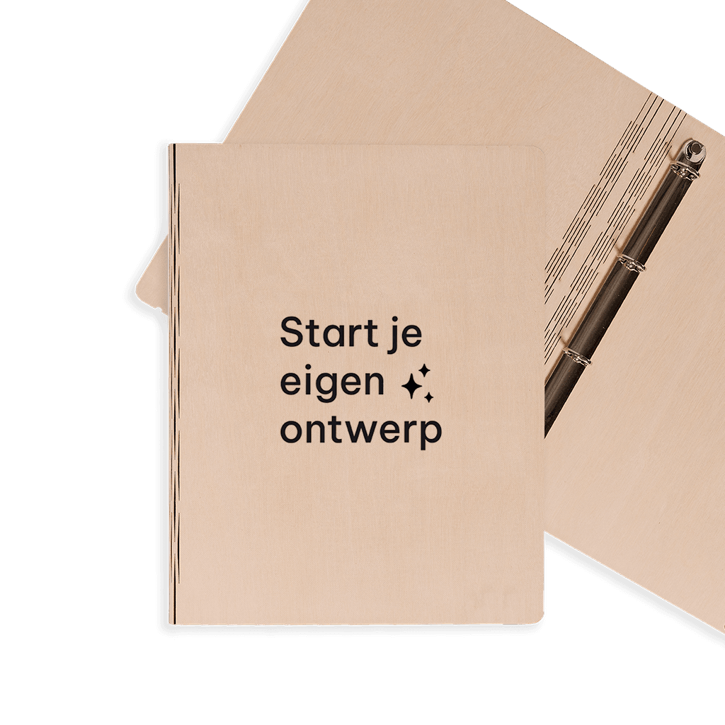 Bewaarbundel bruiloft zelf maken met accordeon rug