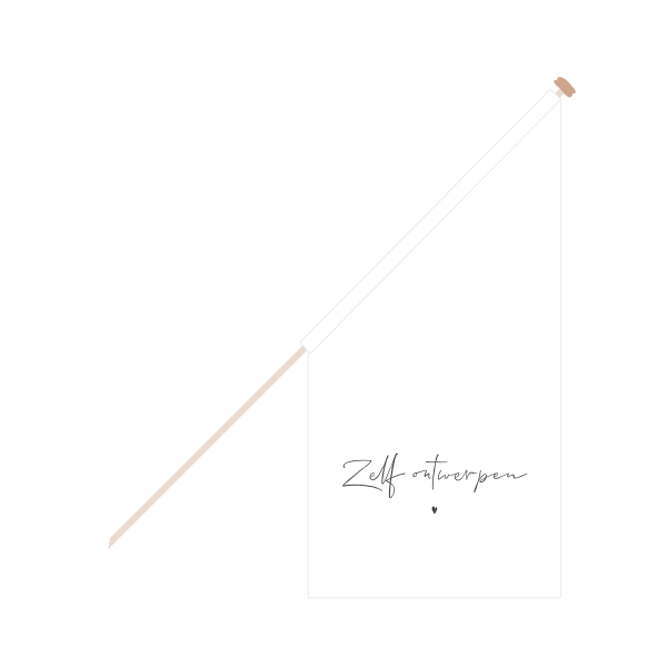 Geboortevlag zelf ontwerpen