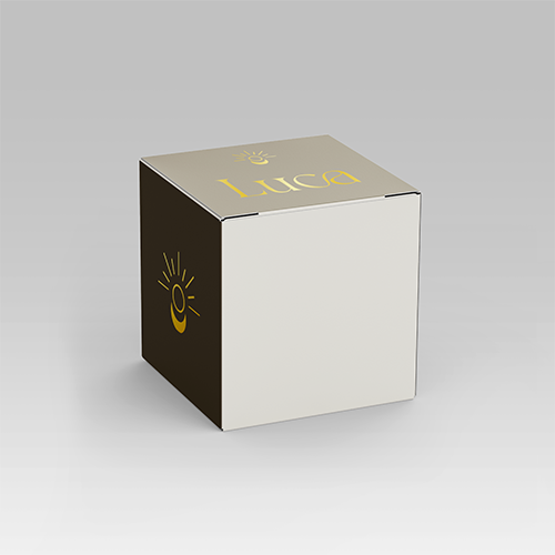 Doopsuiker doosje groen goudfolie