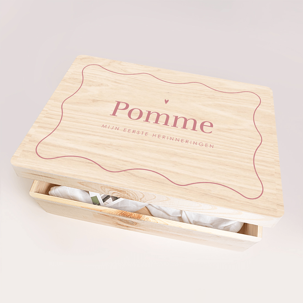 Memorybox baby roze 