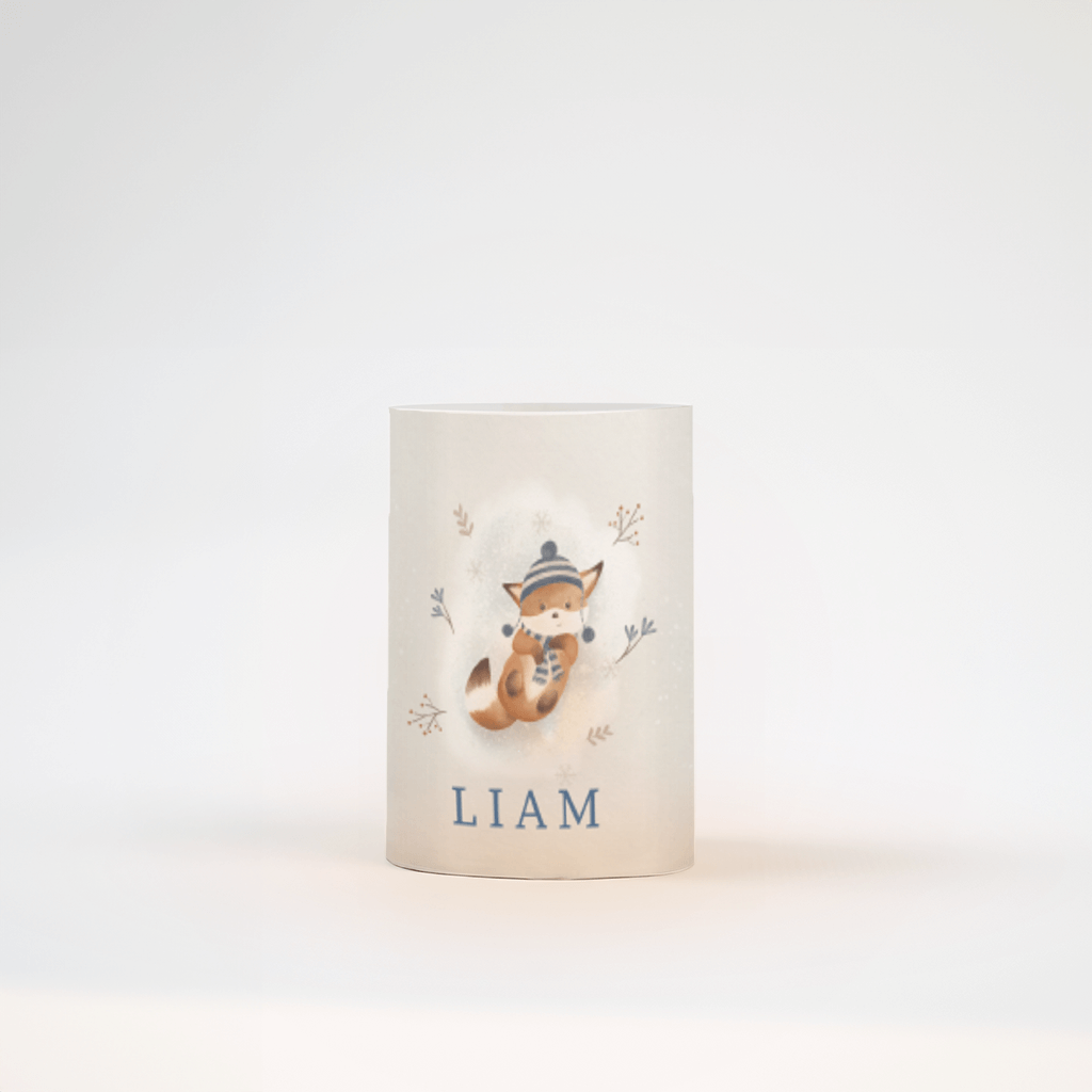 Windlicht vosje winter jongen