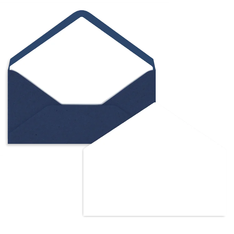 Envelop inlay trouwen zelf maken | voor envelop 22 x 11 cm