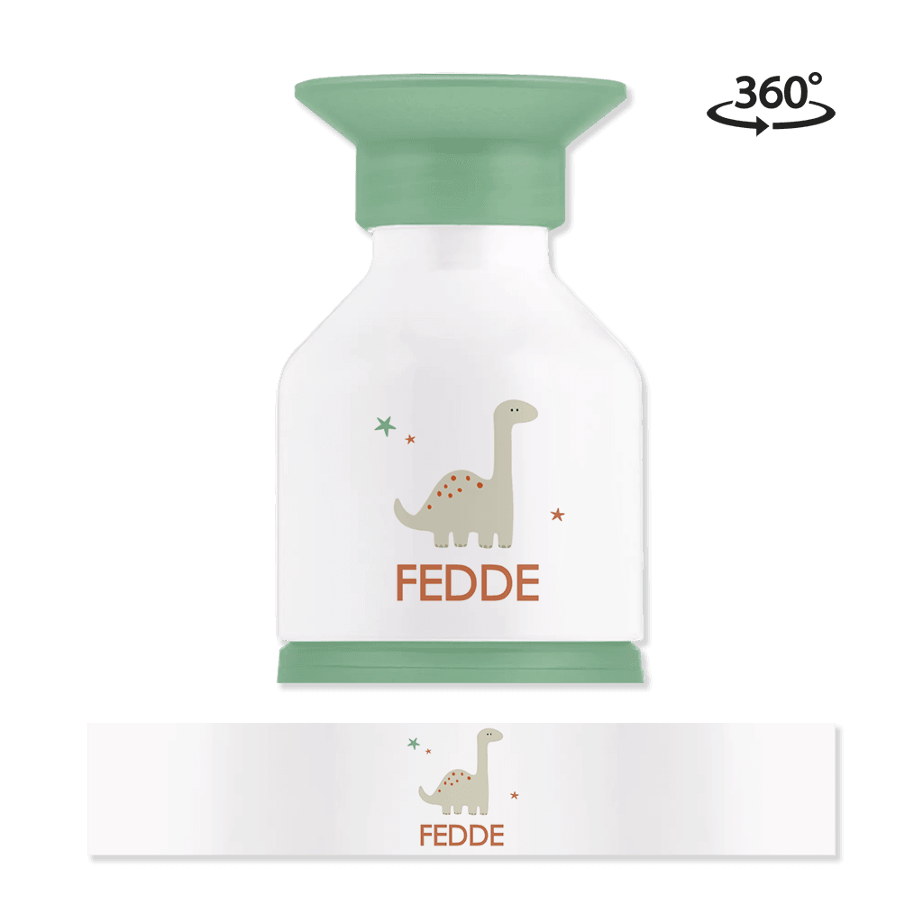 Dopper drinkfles met dino en naam