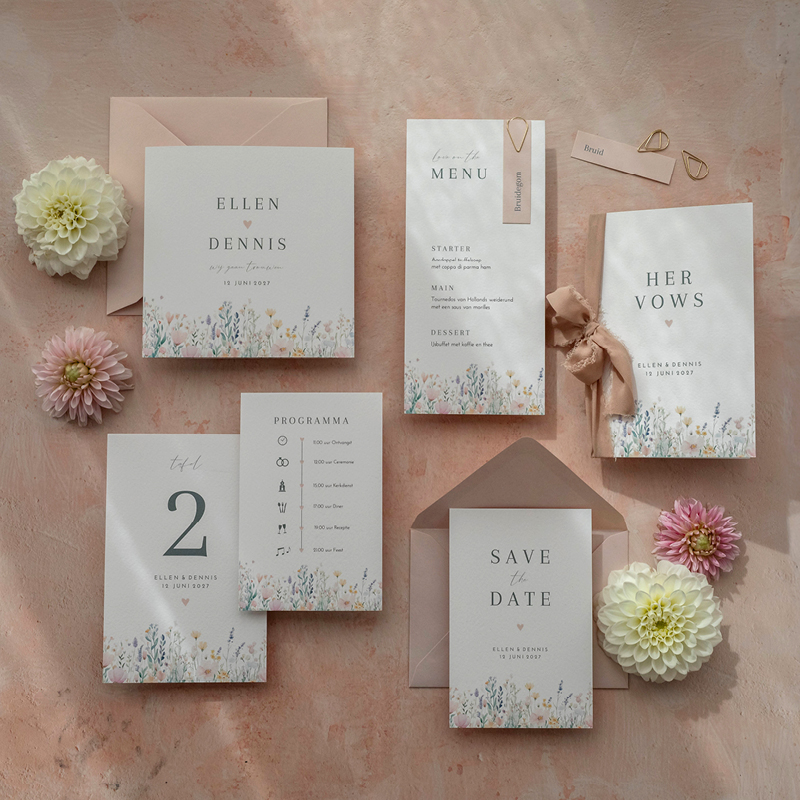 Trouwhuisstijl Bloemen Blooming Love