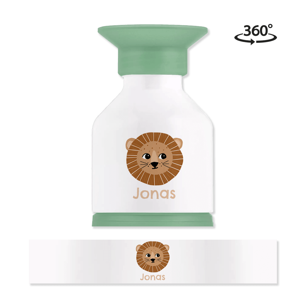 Dopper Wasserflasche mit Namen und Löwen