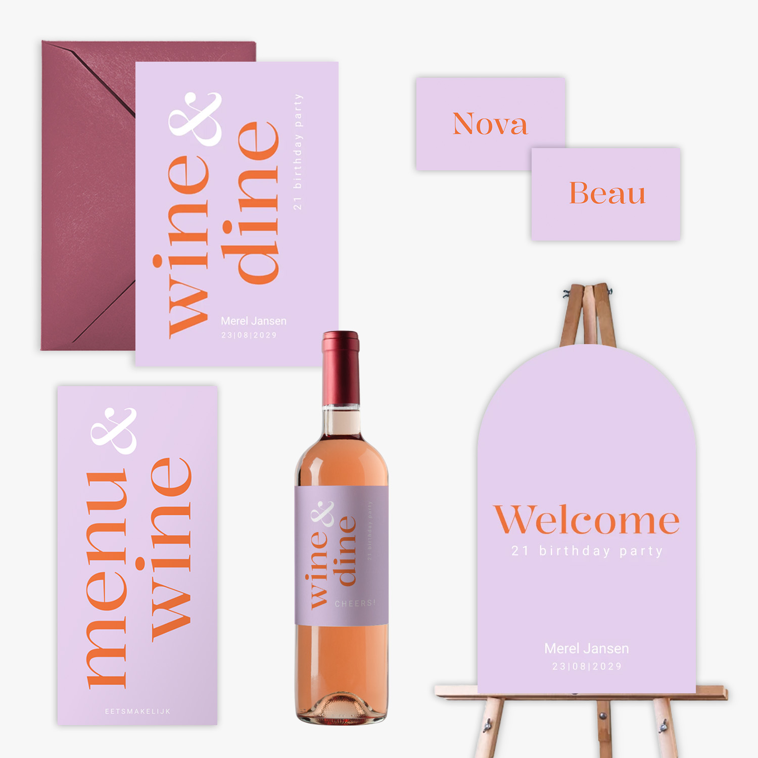 doorlink 21 diner set wine &nd dine