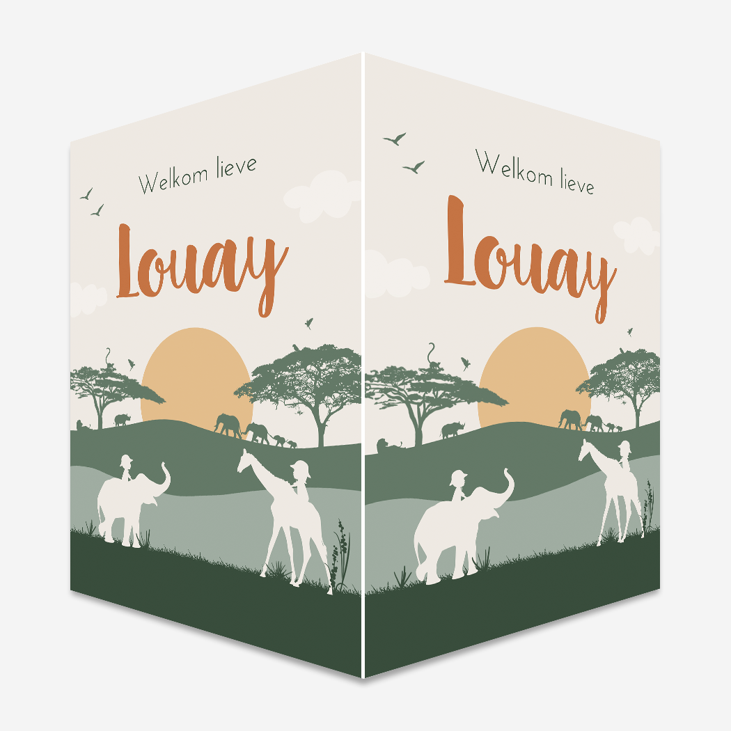 Raambord Safari Savanne Afrika Dieren