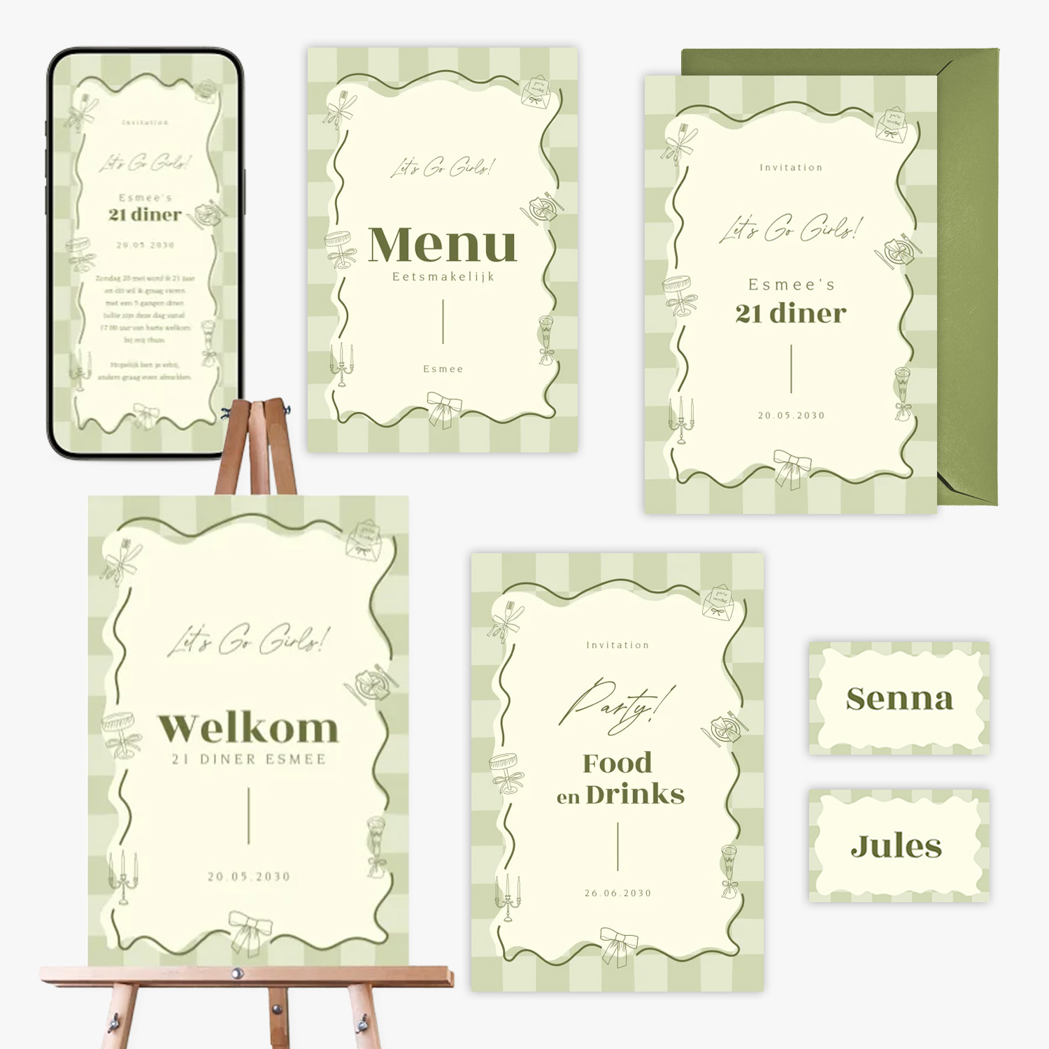 doorlink 21 diner set olive nights