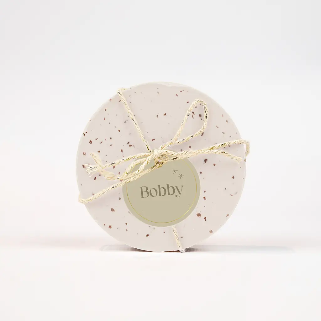 Label cirkel groen met goudfolie - per 16 stuks