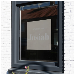 Raamsticker 50x50 cm