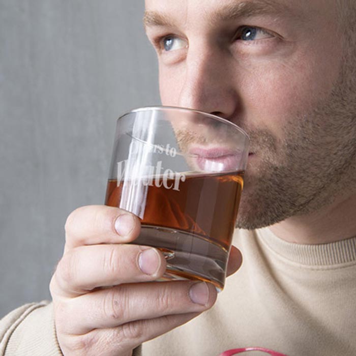 Whiskeyglas met naam