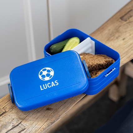 Mepal broodtrommel TO GO met naam en bal