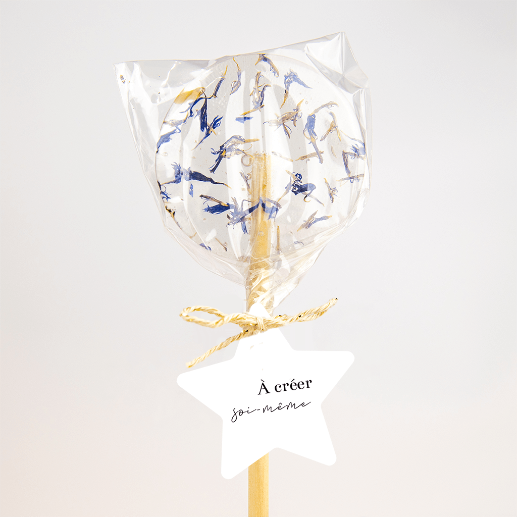 Étiquettes en forme d'étoile à créer soi-même - 16 pièces.