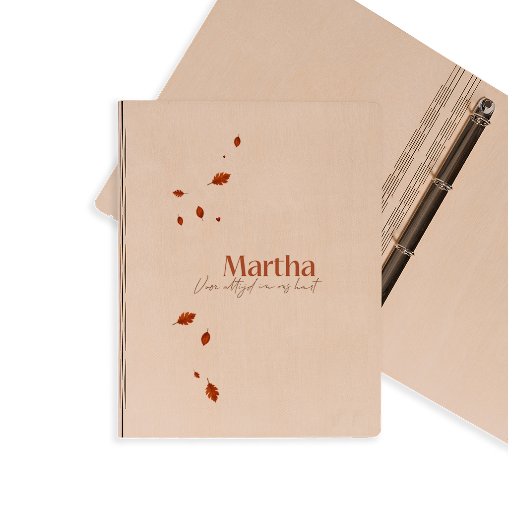 Omslag herfstbladeren Martha