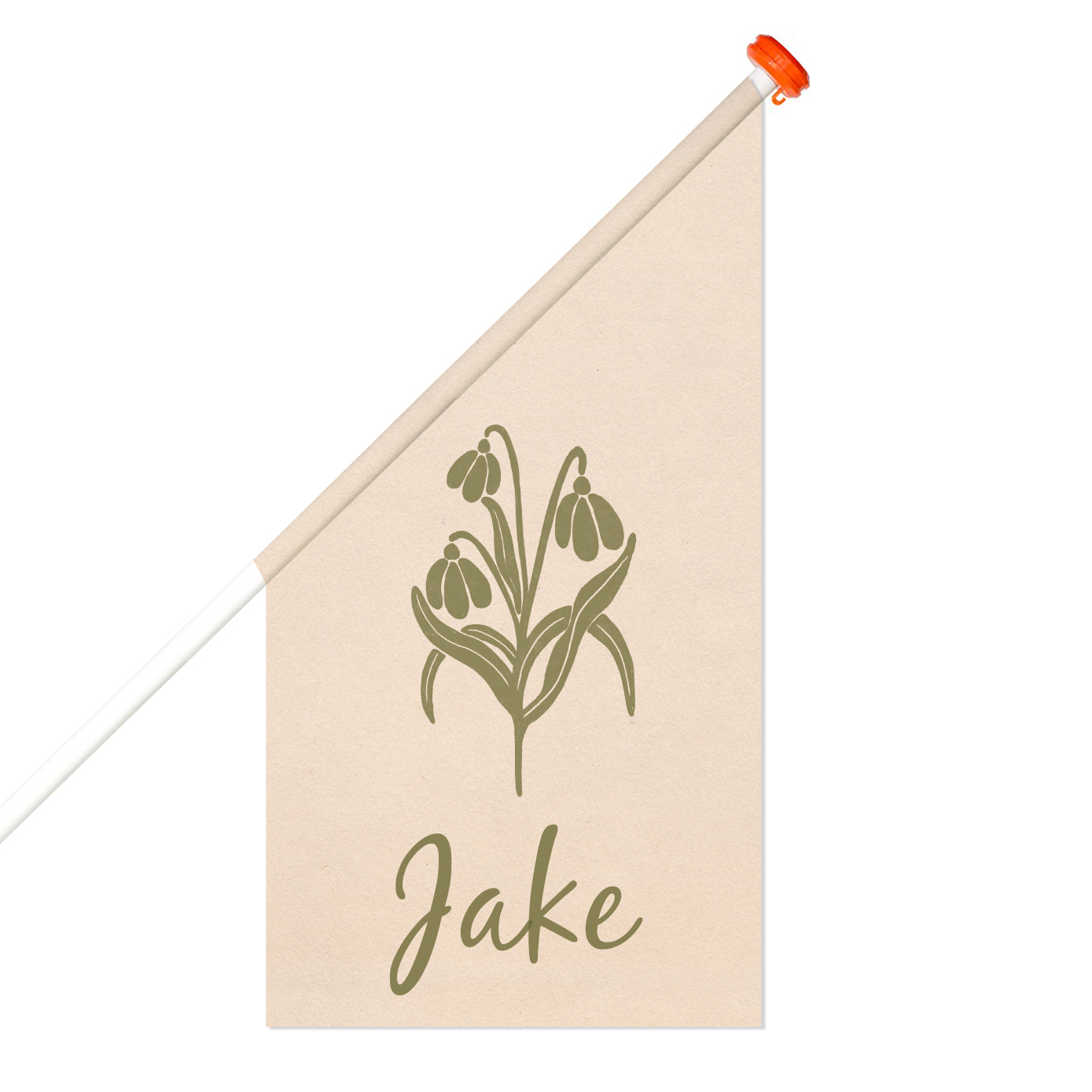 GEBOORTEVLAG MET GEBOORTEBLOEM