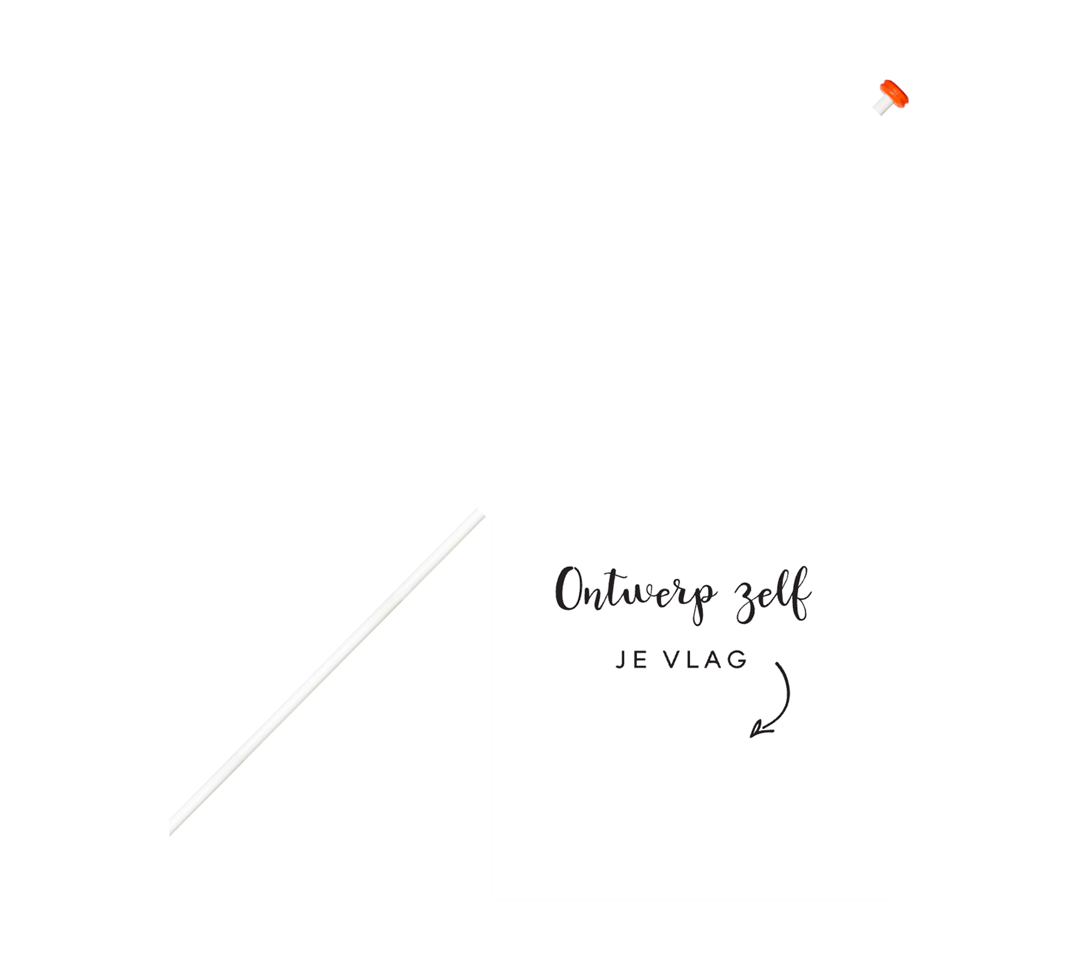 Geboortevlag met eigen ontwerp