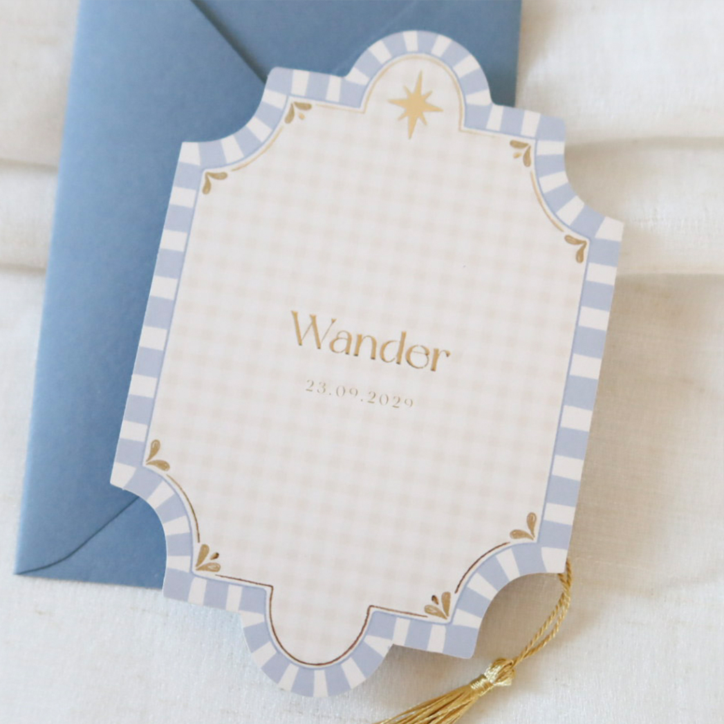 geboortekaartje-vintage-ornament-blauw-goud