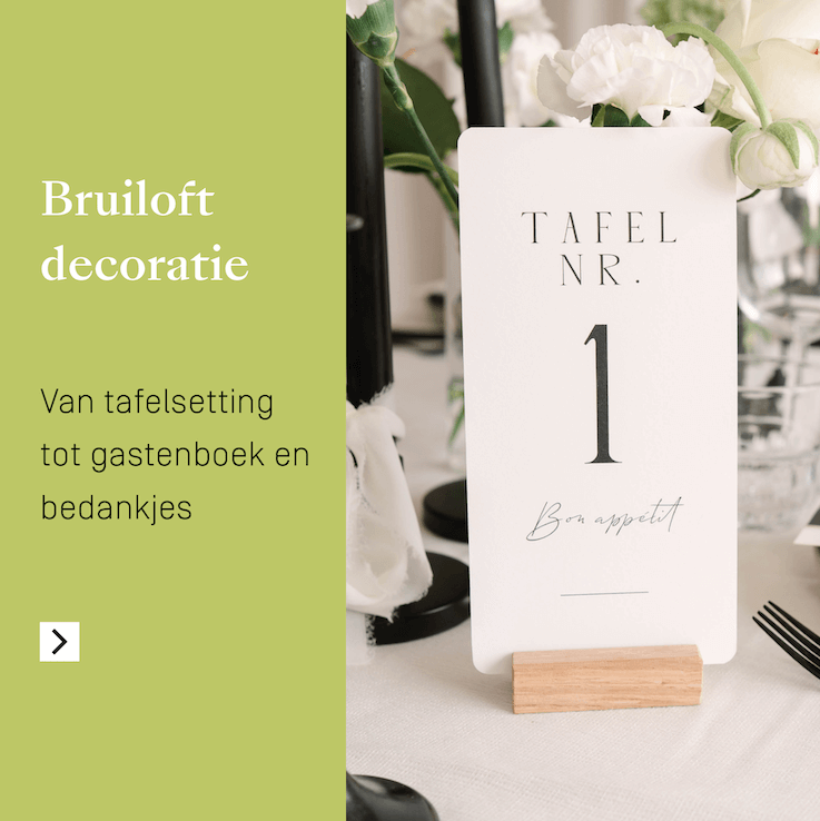 Adblock trouwdecoratie 