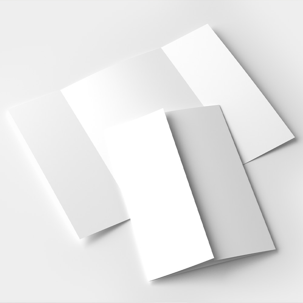 Trouwkaart zelf maken luikvouw staand