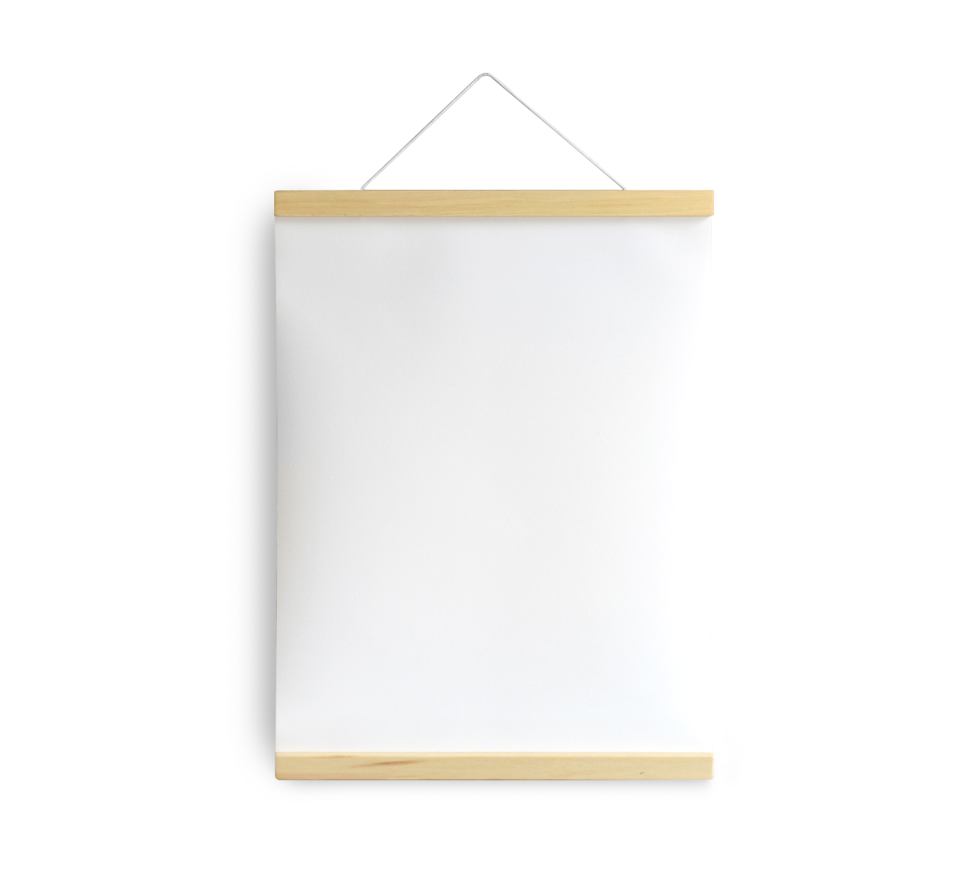 Ontwerp eigen canvasposter inclusief houten latjes